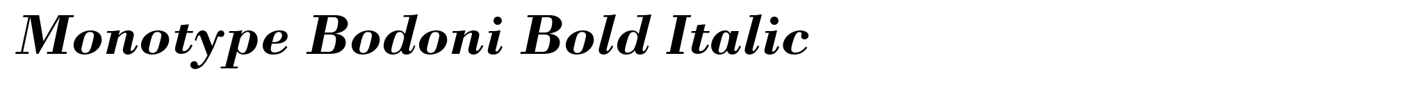 Monotype Bodoni Bold Italic image